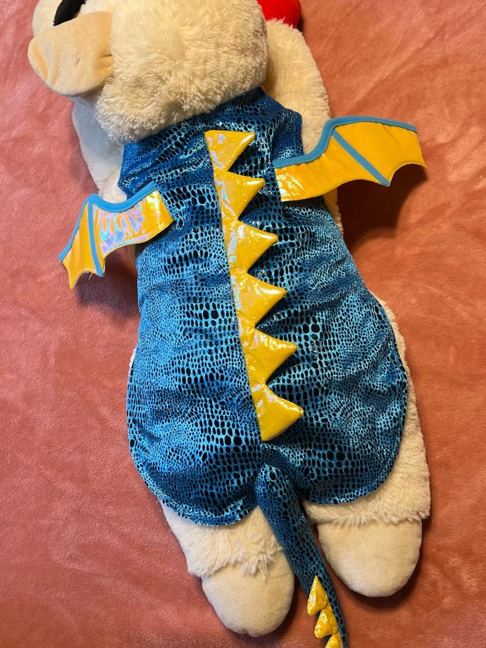 Small Dog-Blue and Yellow Dragon Costume